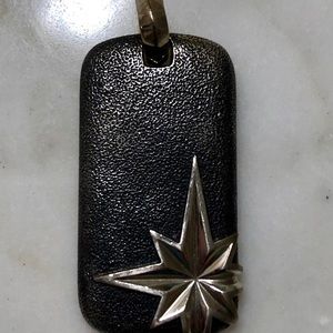 David Yurman North Star Dog Tag